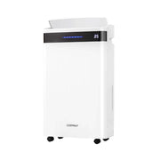 Deumidificatore silenzioso 28,5L/giorno 35 x 20 x 61 cm con timer 24h e controllo touch in ABS bianco 20_0011715
