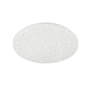 Plafoniera Moderna Brili Splash Plastica Bianco Led Integrato 18W 4000K