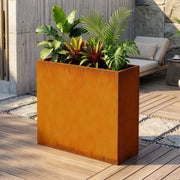 Fioriera Vaargel in Acciaio Corten Portafiori 82x90x30 cm - Marrone Ossidato casa.pro
