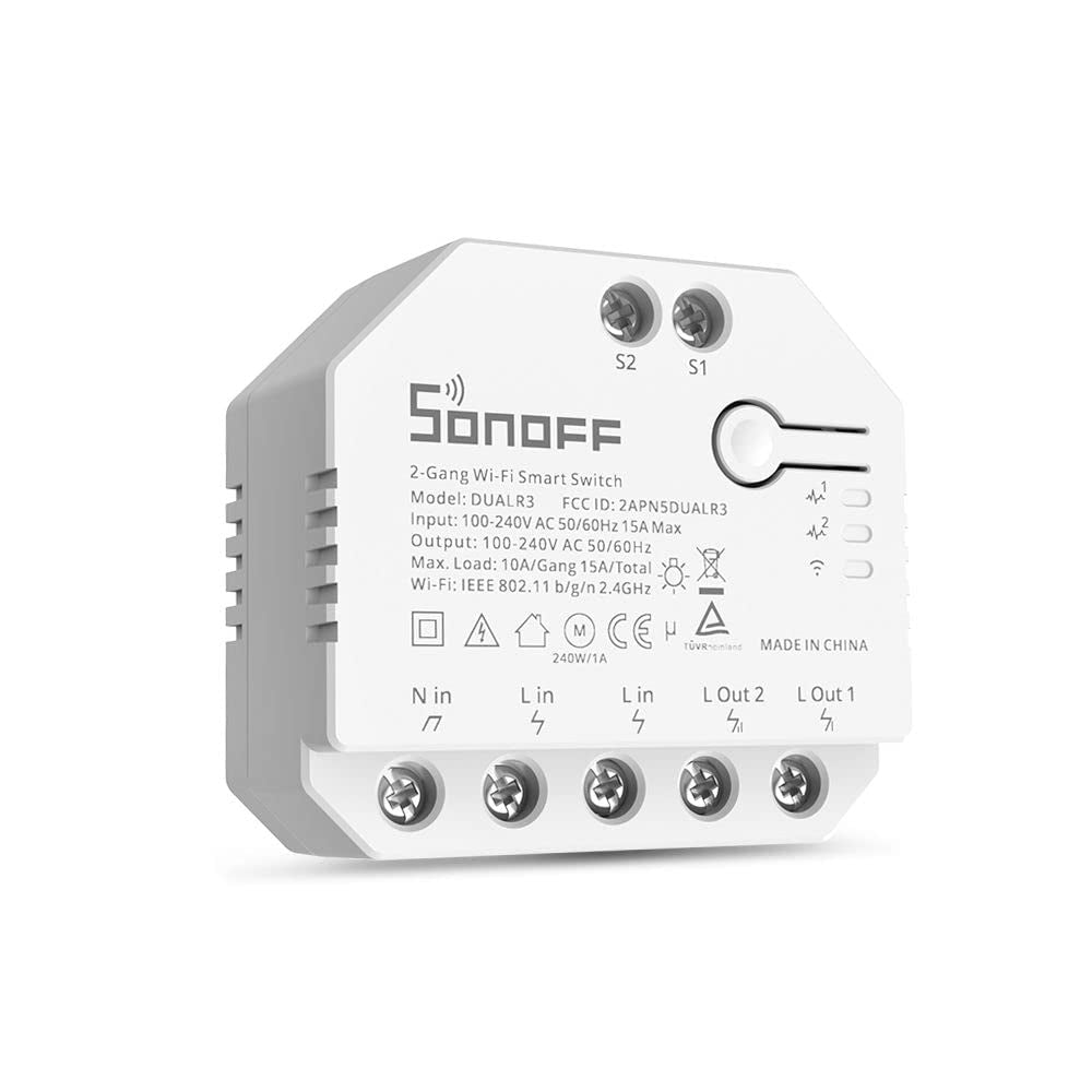 SONOFF DUAL R3 INTERRUTTORE SMART 2 CH SWITCH CONTROLLO DISPOSITIVI DOMESTICI