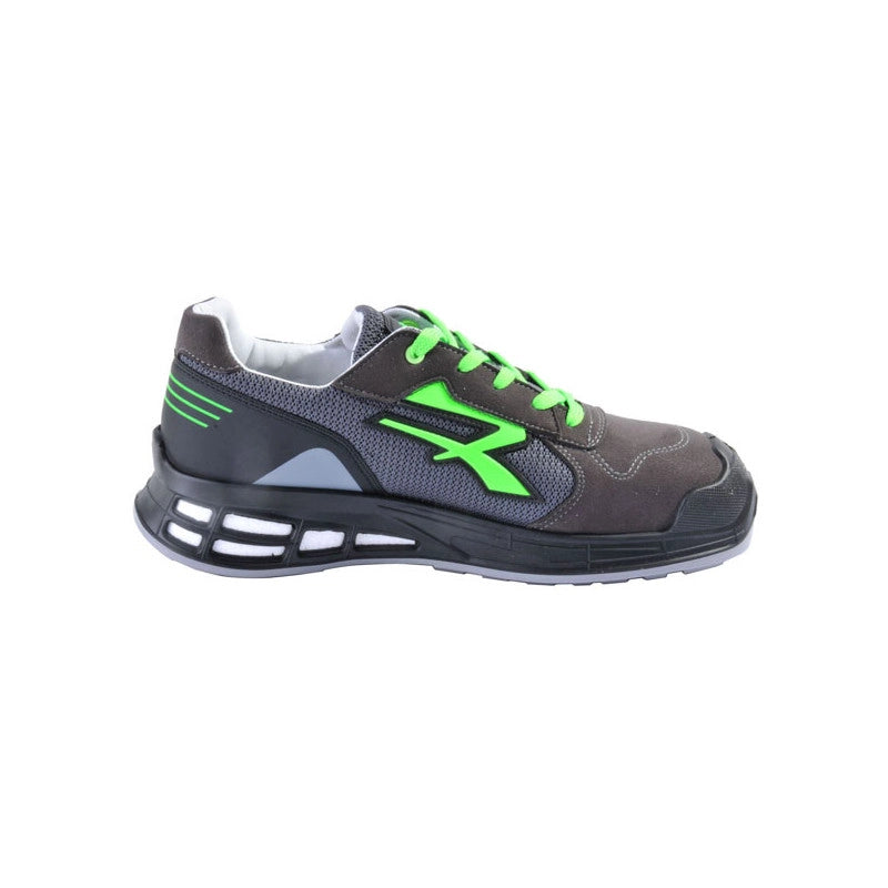 Scarpe Egon Grigio/Verde Basse 46 S1P Upower
