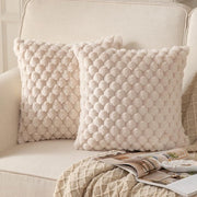 Set di 2 cuscini decorativi in plu di velluto super soffici 65 x 65 cm con fodera in plu di velluto, copri cuscino per divano, copri cuscino per divano letto, copri cuscino per soggiorno
