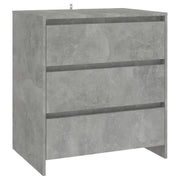 Buffet credenza cassettiera armadio mobile contenitore organizer per cucina soggiorno salotto 70 x 41 x 75 cm legno ingegnerizzato grigio 02_0032088