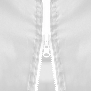 Tenda Pieghevole Pop-Up con 5 Pareti Laterali 3x9 m Bianca 48873