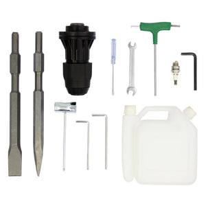 Battipalo a Benzina per Staccionate e Pali con Martello Pneumatico e Scalpello