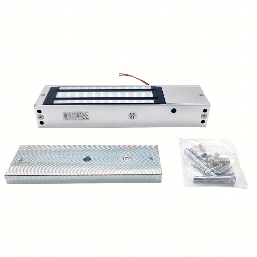 Serratura elettromagnetica L500B Forza 500KG per porta singola