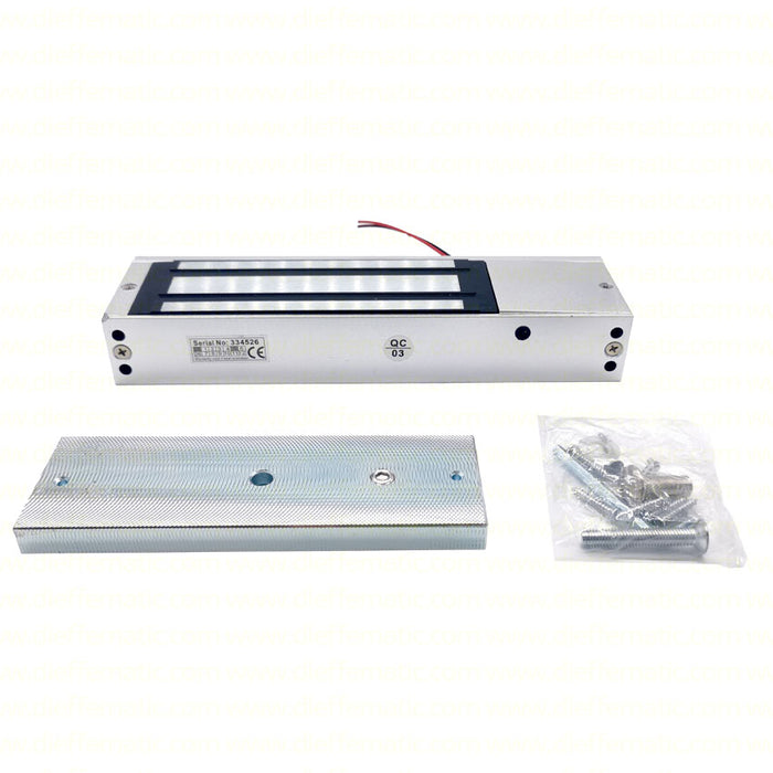 Serratura elettromagnetica L500B Forza 500KG per porta singola