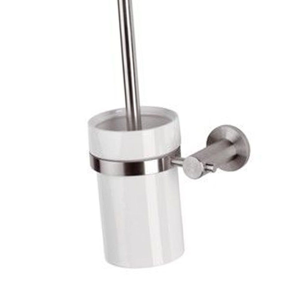 Portascopino ceramica - serie minimal inox