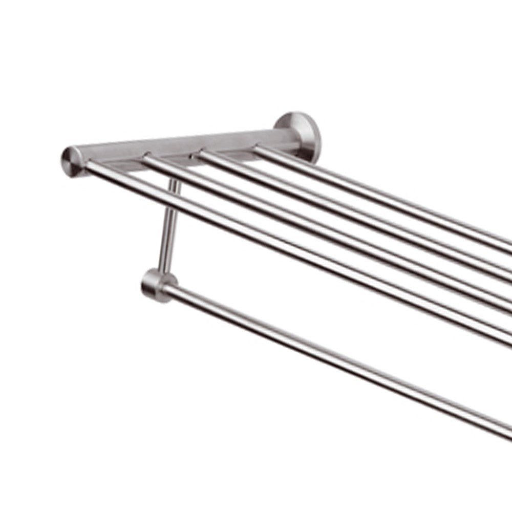 Portasciugamano multiplo cm 60 - serie minimal inox