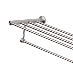 Portasciugamano multiplo cm 60 - serie minimal inox