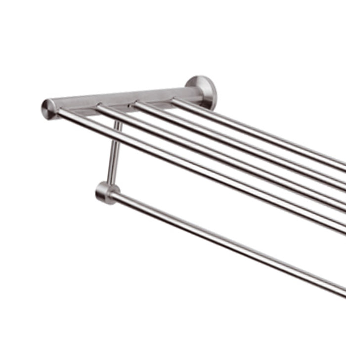 Portasciugamano multiplo cm 60 - serie minimal inox
