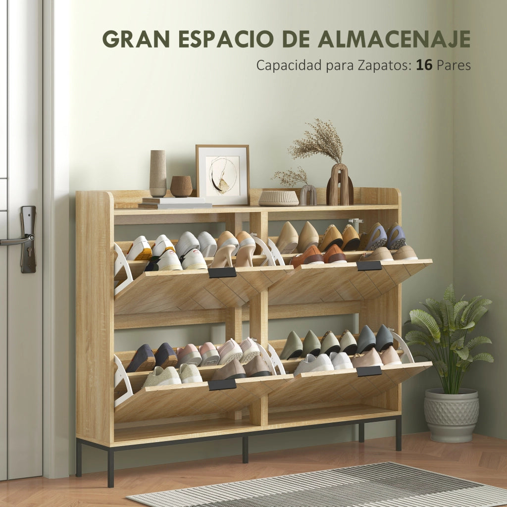 Cassettiera 4 Cassetti per Scarpe ¨C Zephmum ¨C Robe 60x40x80