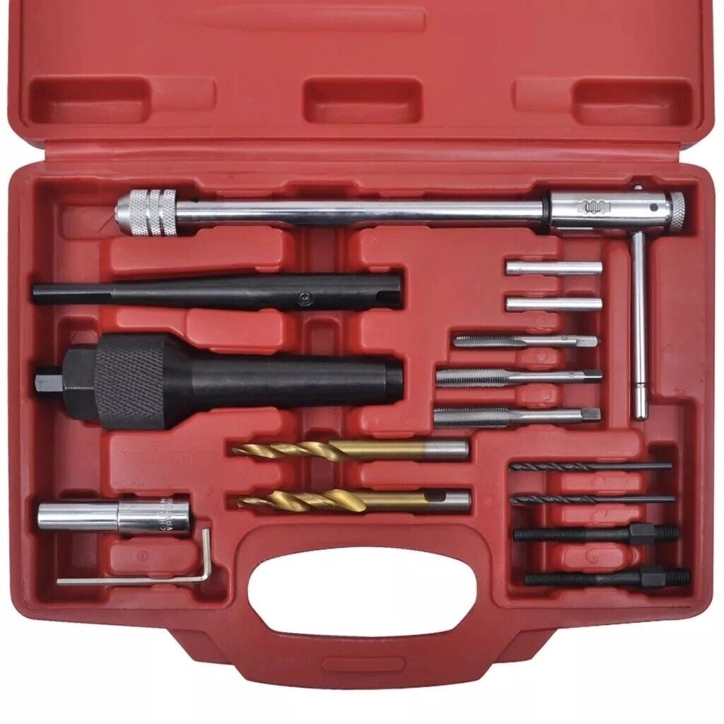 Set rimozione candele candelette 16 pezzi Utensili estrazione candele auto