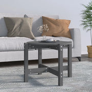 Tavolino da Salotto Grigio Ã˜ 62,5x45 cm Legno Massello di Pino cod mxl 20049