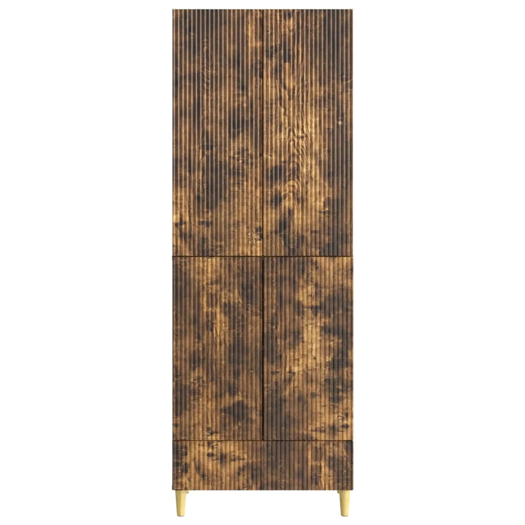 Set di armadi 2 pz Rovere Fumo Legno ingegnerizzato 3416534