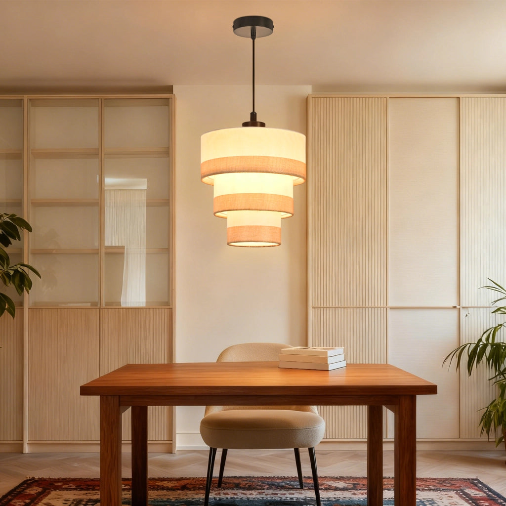 Lampada a sospensione ZMH vintage E27 per sala da pranzo (lampadina non inclusa)