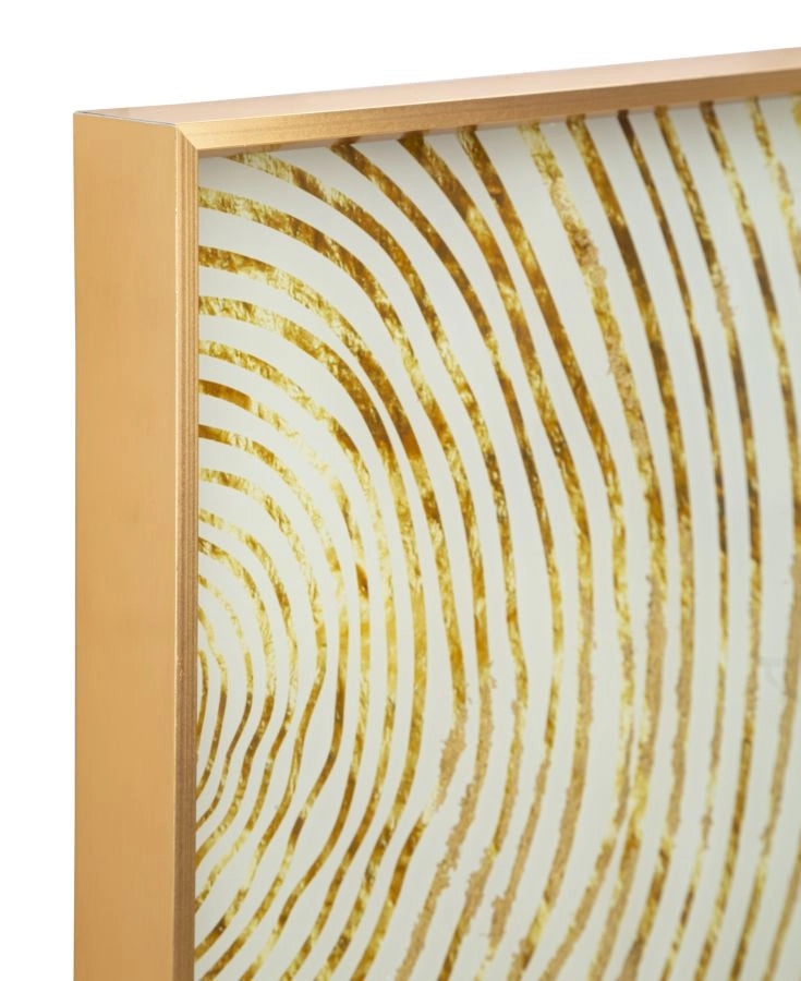 Pannello Decorativo in Vetro con Cornice Woody 60x3,5x90