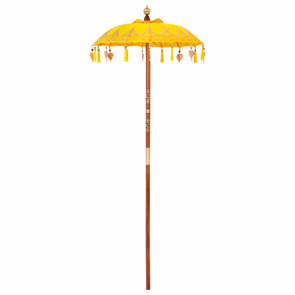 Ombrello balinese con base 2 pz Giallo 3433033
