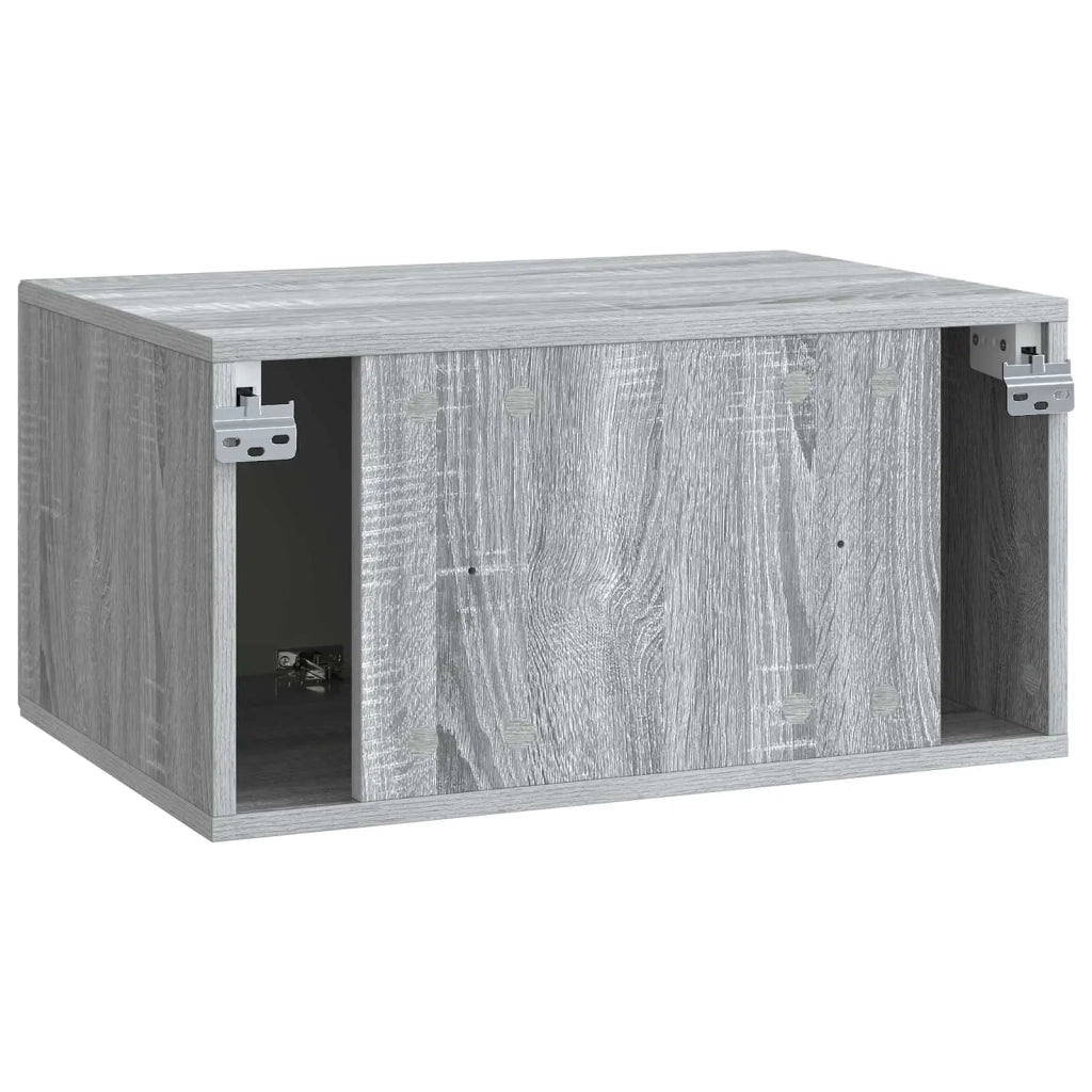 Mobile Porta TV da Muro Grigio Sonoma 59,5 x 41 x 30 cm