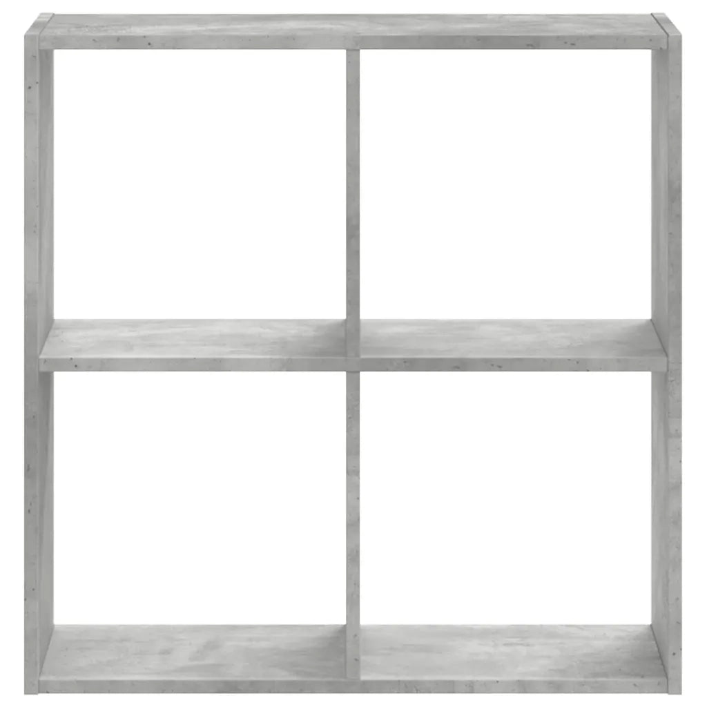 Libreria Grigio Cemento 68,5x32x68,5 cm in Legno Multistrato 852828