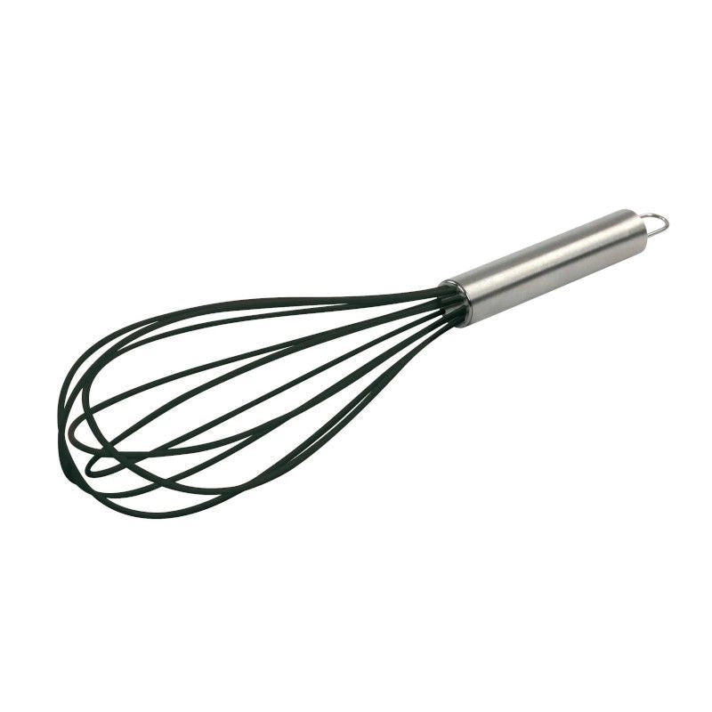 Frusta da Cucina in Silicone 5 Fili e Manico in Acciaio 30 cm