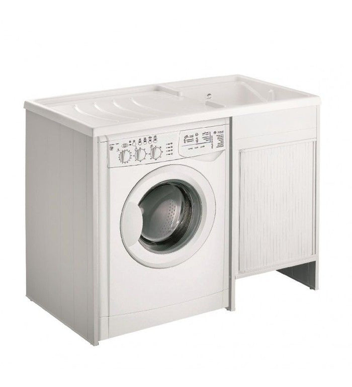 Mobile coprilavatrice con vasca a destra