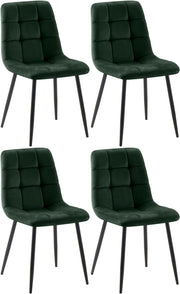 4er Set Esszimmerstuhl Tilde Samt