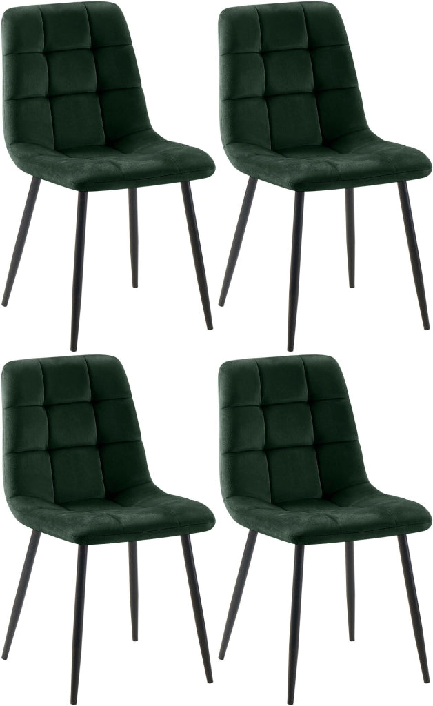 4er Set Esszimmerstuhl Tilde Samt