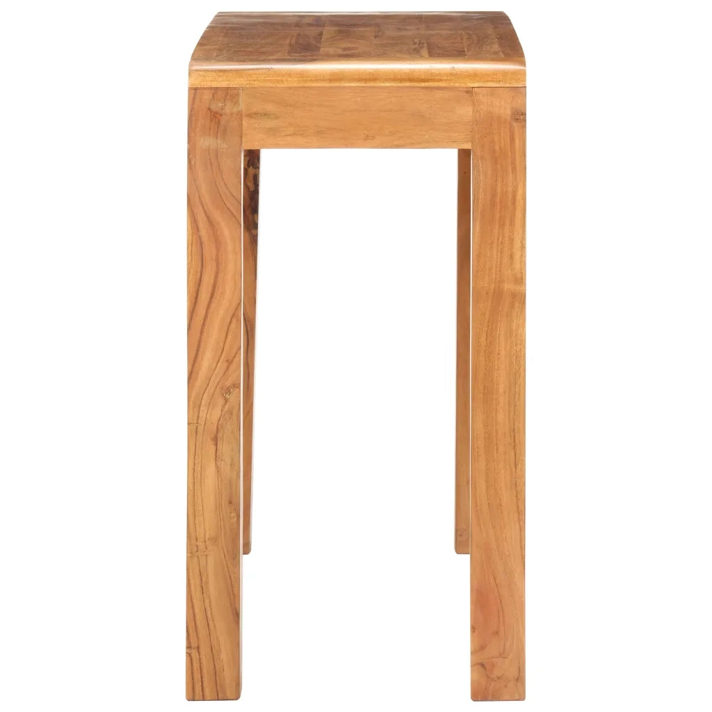 Tavolo Consolle 110x40x76 cm Massello Acacia Finitura Ambra 289629