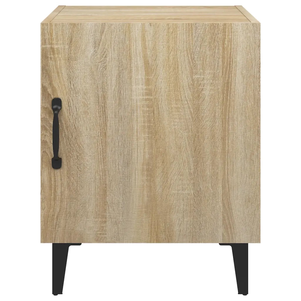 Comodini 2 pz Rovere Sonoma in Legno Multistrato 812067