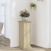 Supporto per Piante Rovere Sonoma 33x33x80 cm Legno Multistrato 852971