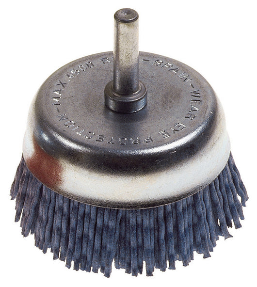 poggi art. 497.40 spazzola tazza fili in nylon abrasivi mm.70 gr.150 cod:ferx.23685