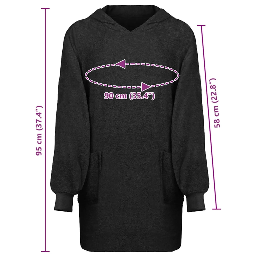 vidaXL Robe KINN Nero l Cotone