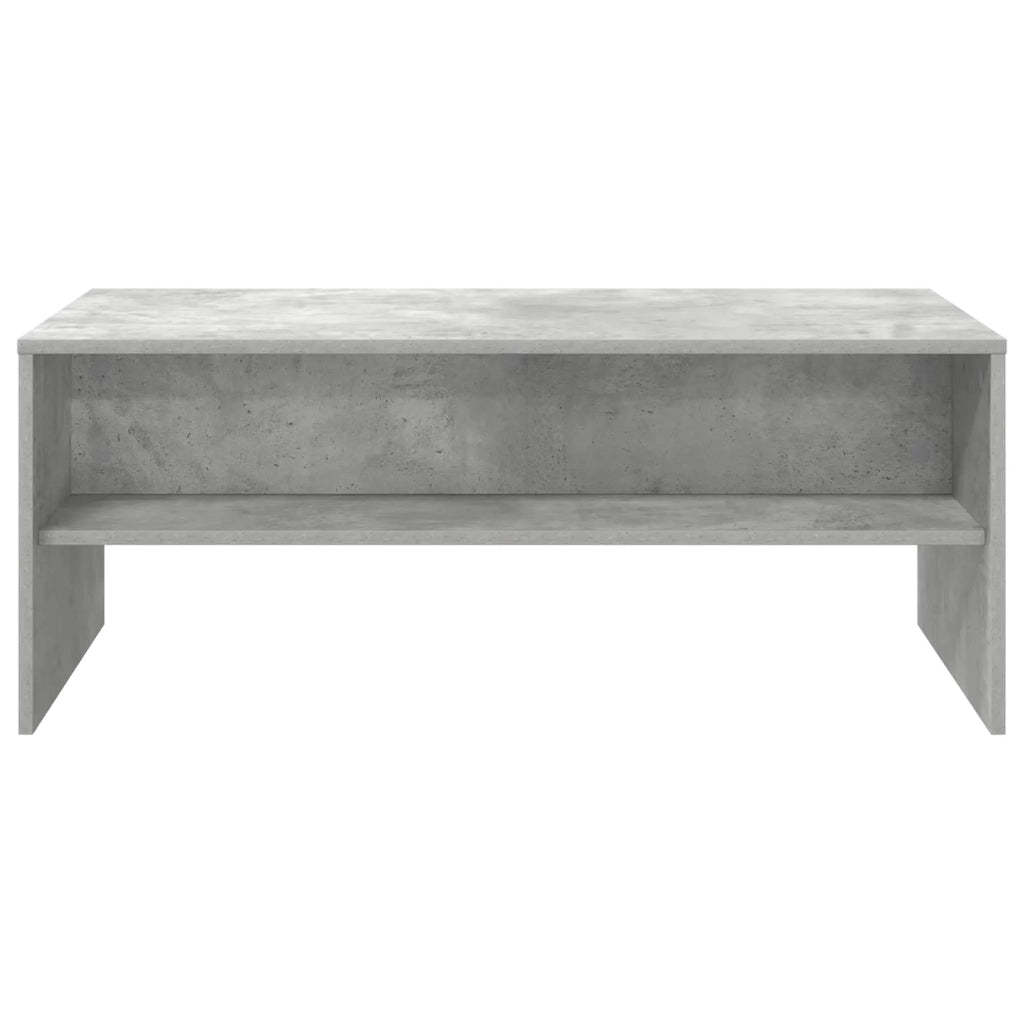 Tavolino da salotto Grigio cemento 100 x 50 x 40 cm