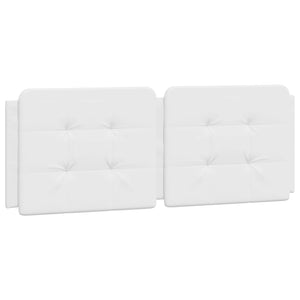 vidaXL Letto con Materasso Bianco 140x200 cm in Similpelle