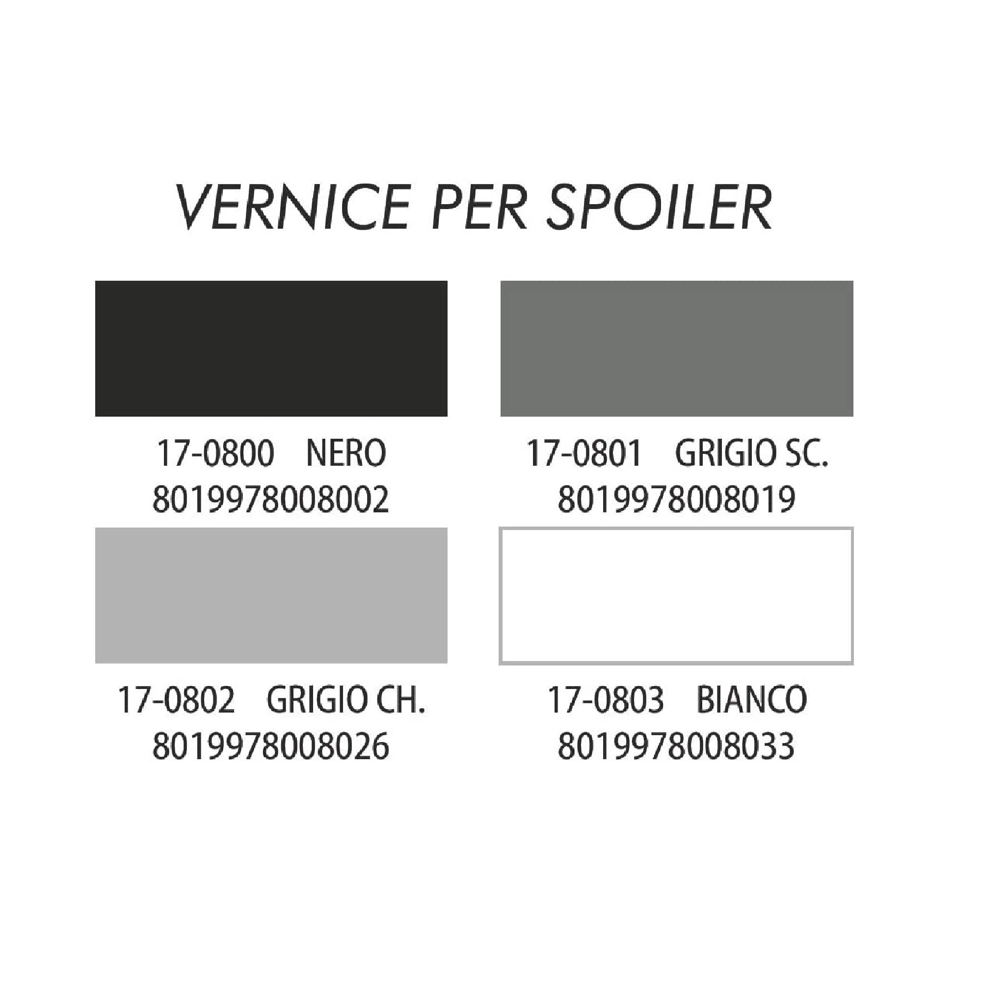 Vernice spray per spoiler e paraurti in plastica auto moto ml 400 TEKNICA BIANCO