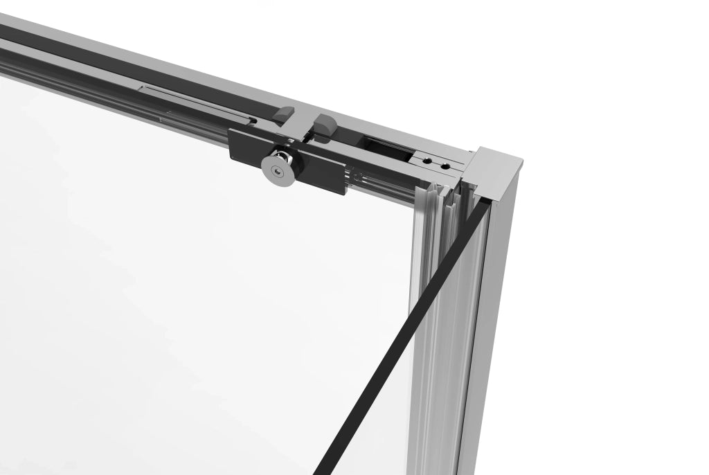 Box doccia frontale TWENTY 1 fisso + 1 scorrevole 170 cm (165-170) rame vetro trasparente