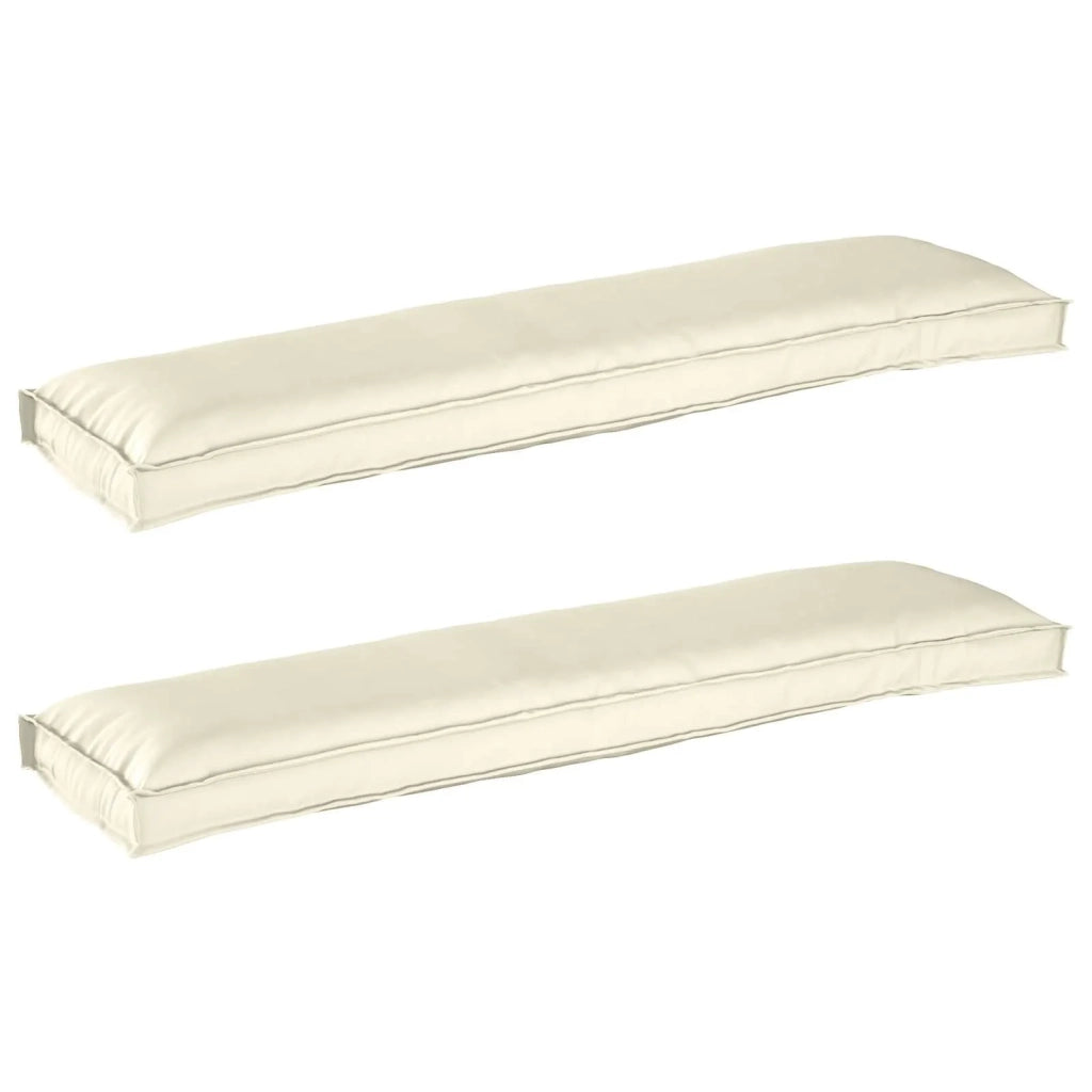 Set di Cuscini per Pallet 2 pcs Crema 150 x 40 x 8 cm 42001710