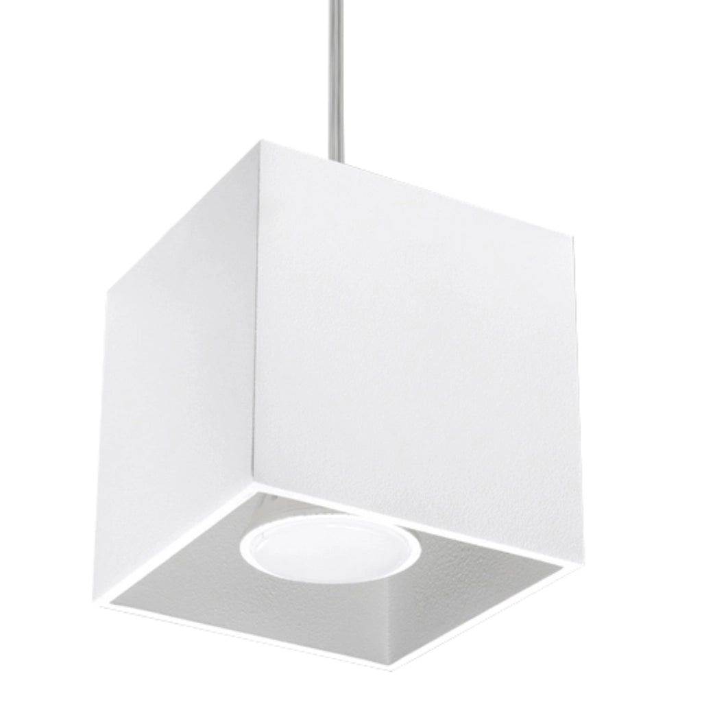 Lampada a sospensione QUAD 1 bianco