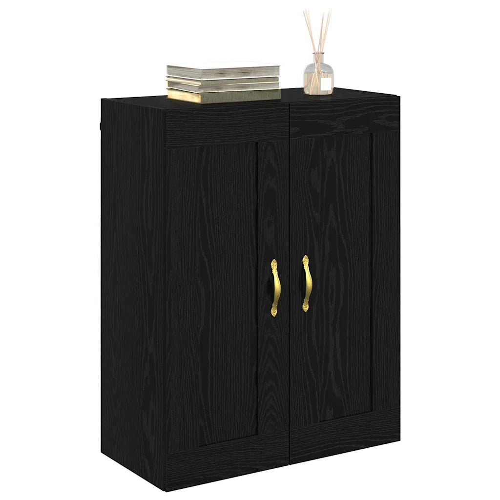 Pensile Rovere Nero 69,5 x 34 x 90 cm Legno multistrato 882752