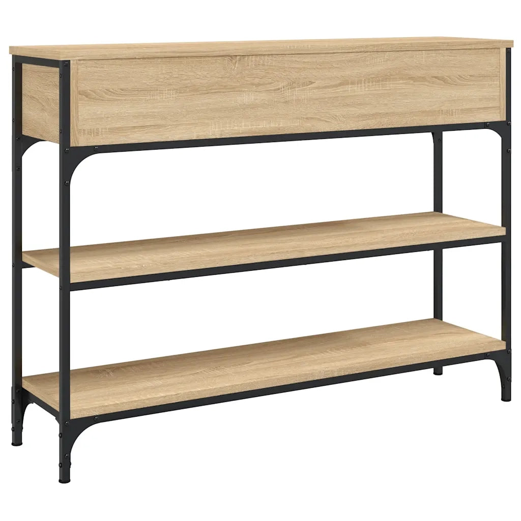 Tavolo Consolle | Tavolo d'Ingresso Rovere Sonoma 100x25x75 cm in Legno Multistrato