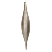 Sfera plastica glitter champagne cm h55