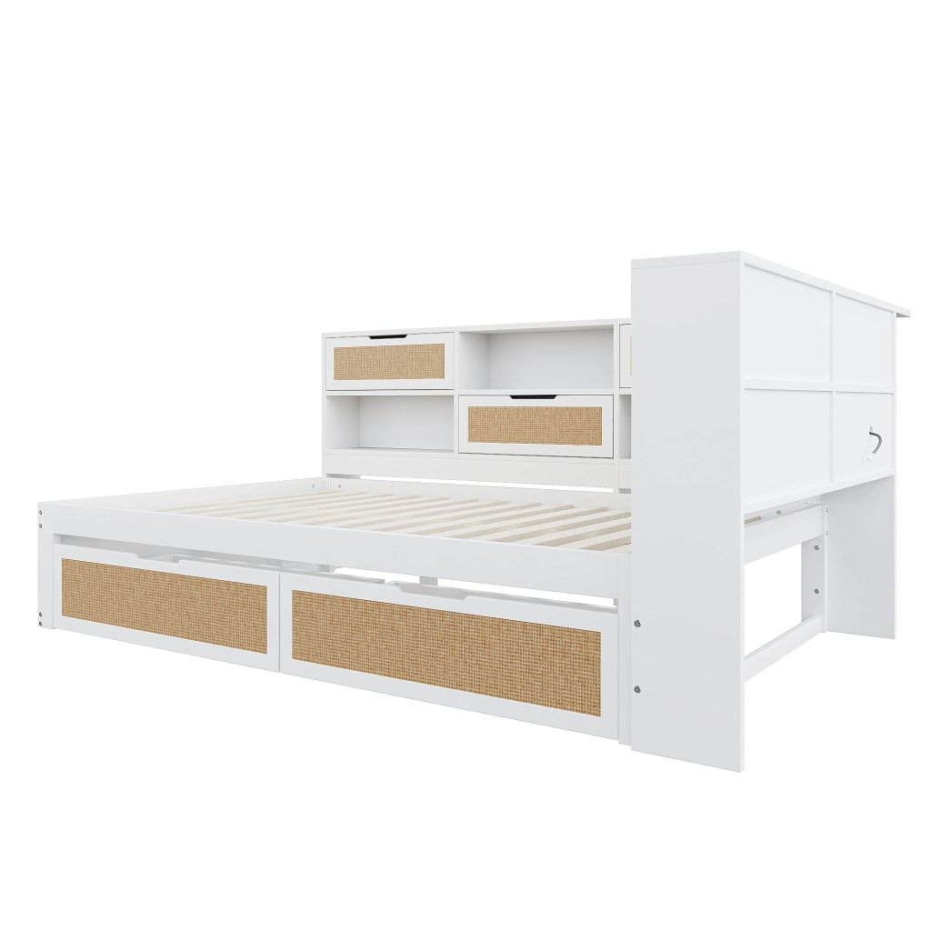 Divano letto multifunzione MDF 140x200 cm