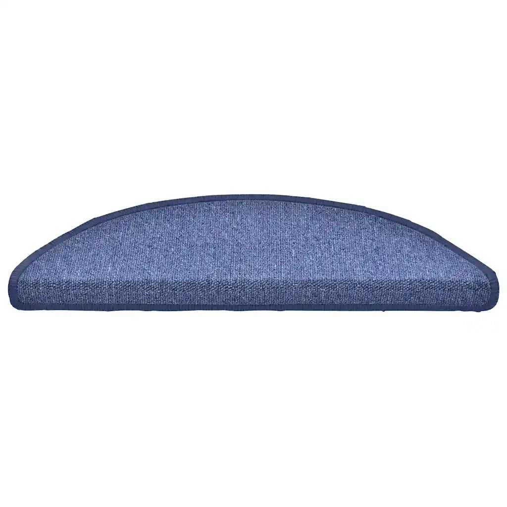 Tappetini per scale 30 pz 56x17x3 cm blu semicircolari 3365740