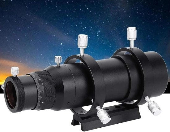 Guida Focale a Spirale Doppia in Alluminio per Telescopio Astronomico - 50mm - Colore Nero.