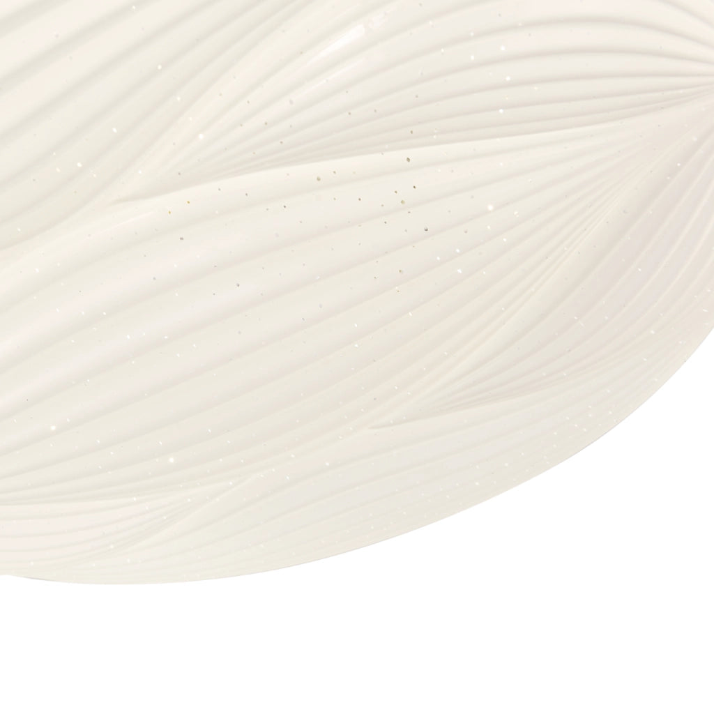Plafoniera LED bianca rotonda effetto stelle Ø38 23W