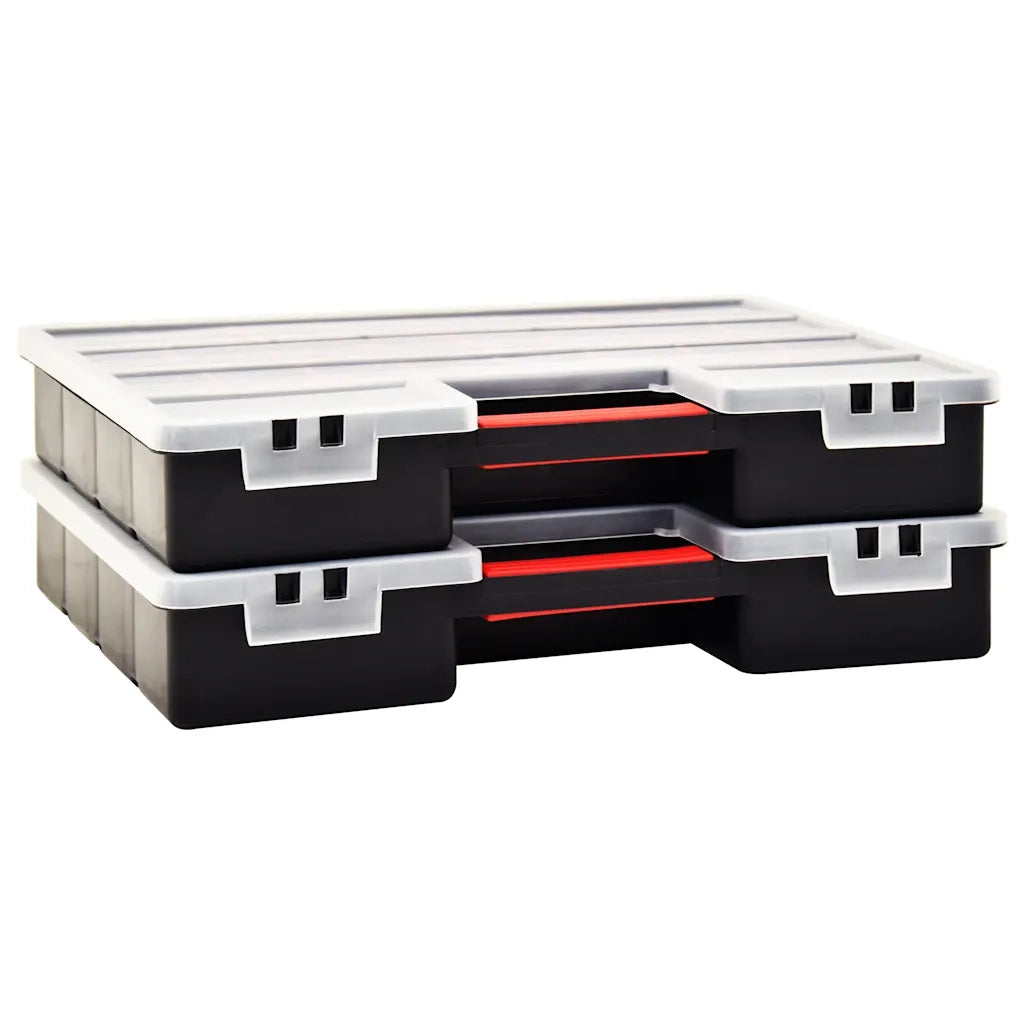 Scatole Assortimento 2 pz con Divisori 460x325x80mm in Plastica 146272