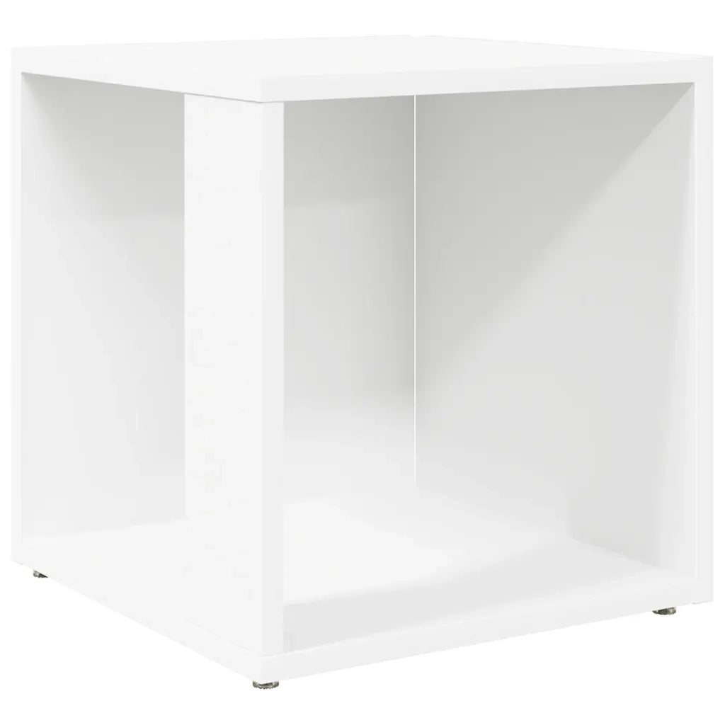 Tavolino Bianco 33x33x34,5 cm in Legno Multistrato 809008