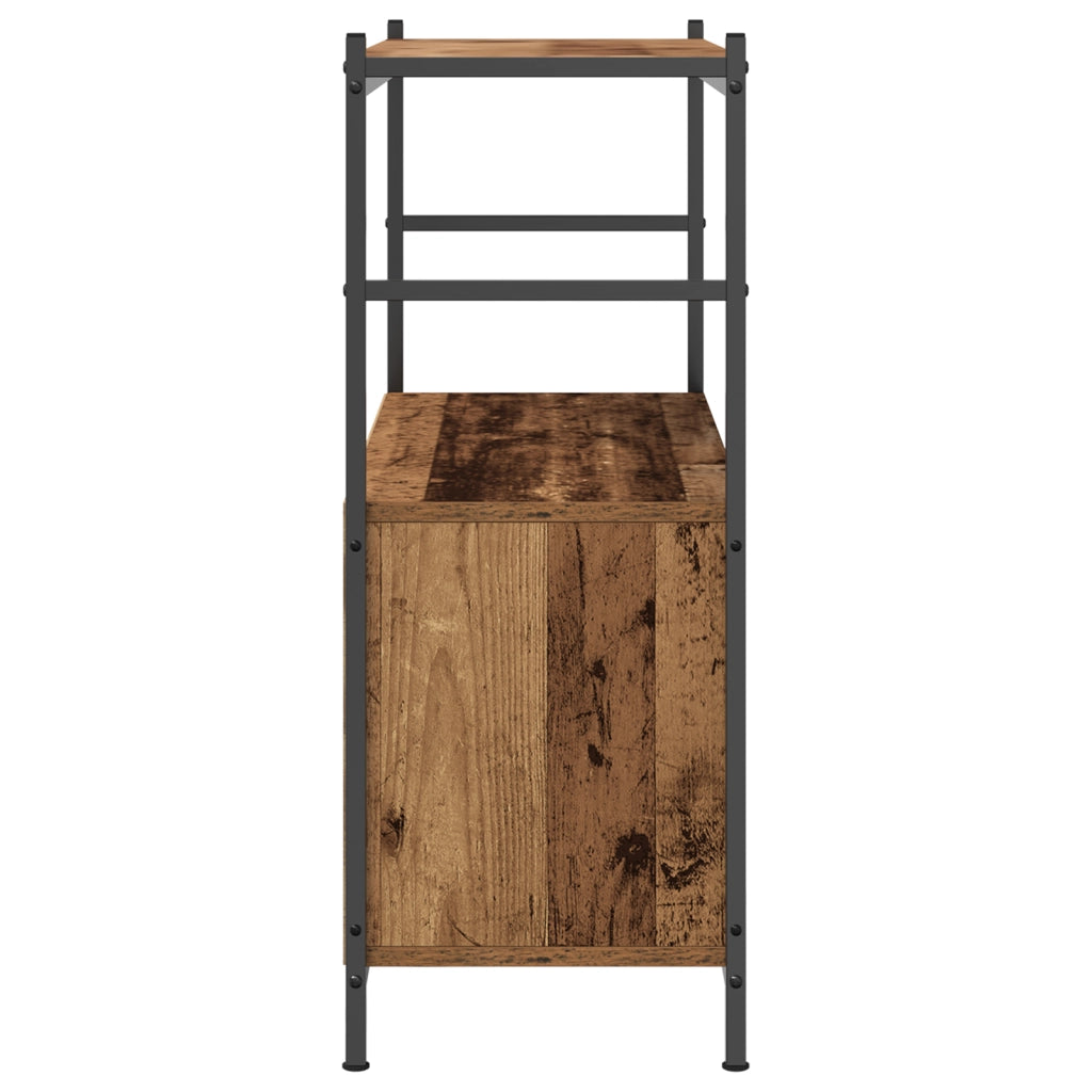 Mobile libreria  in rovere affumicato 80x30x78,5 cm in legno ingegnerizzato