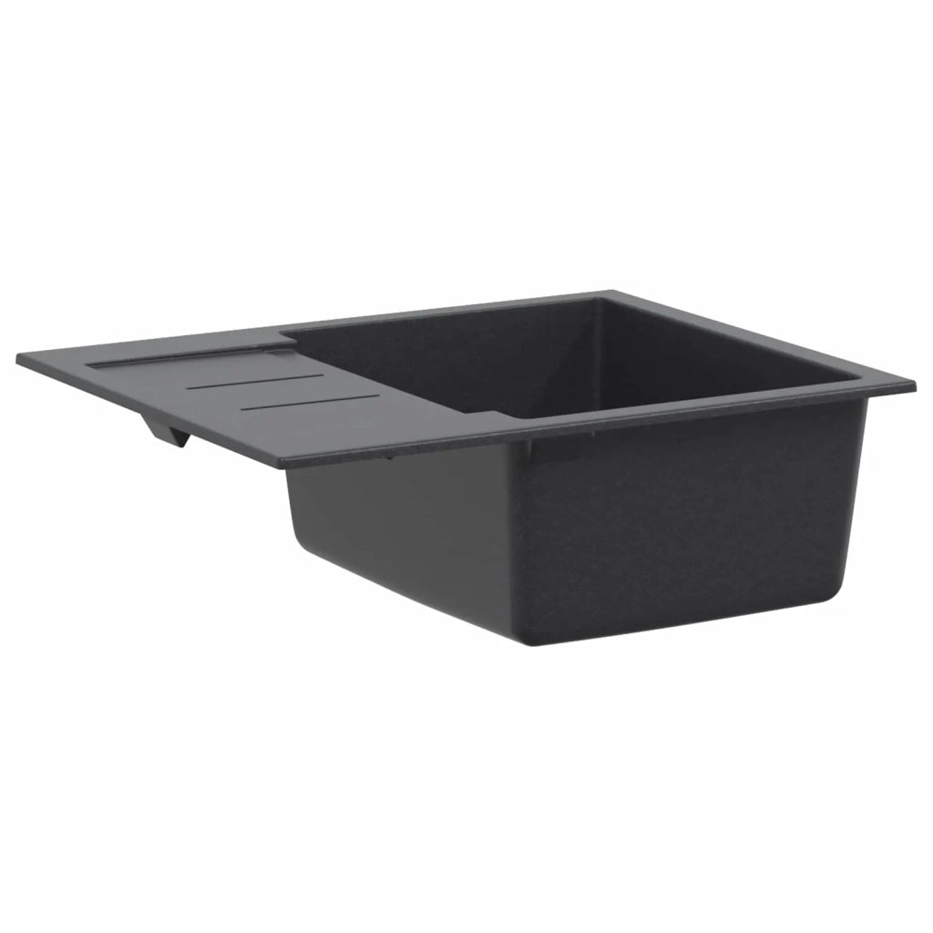 Lavello cucina una vasca Granito 62 x 50 x 20 cm Grafite 42053758